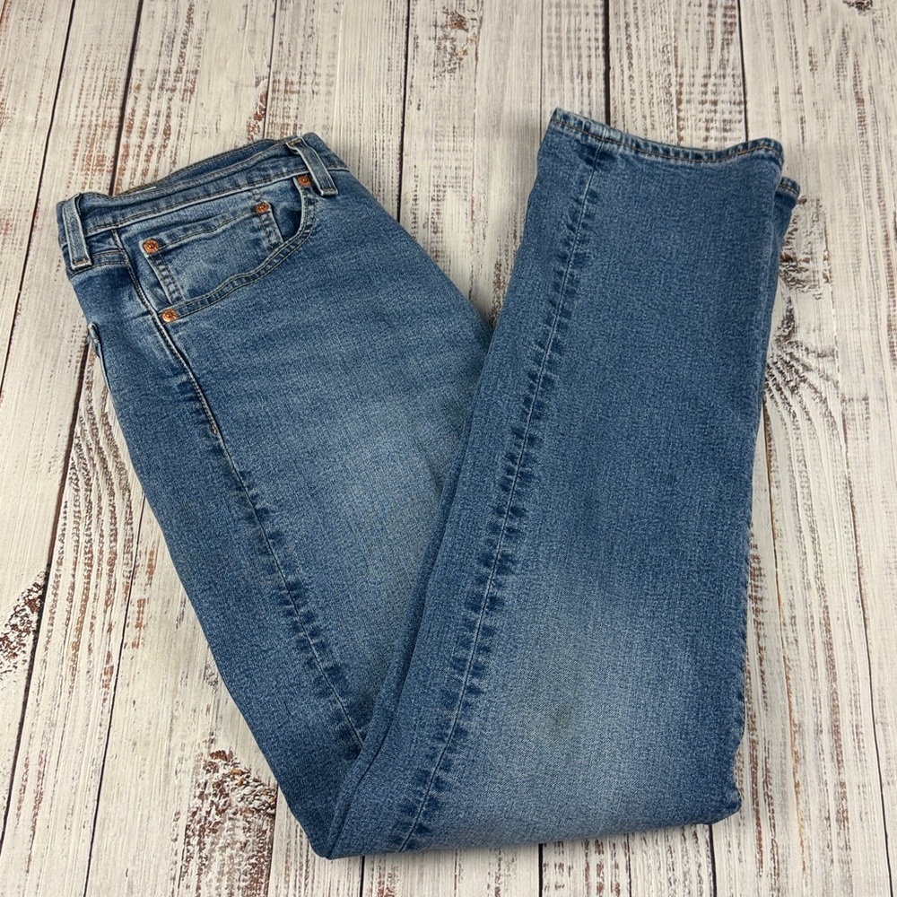 Levi's "505" premium Relaxed Fit Blue Jeans  size 32X32 - Picture 10 of 13